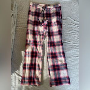 Navy, Pink, and White Plaid PJ Pants